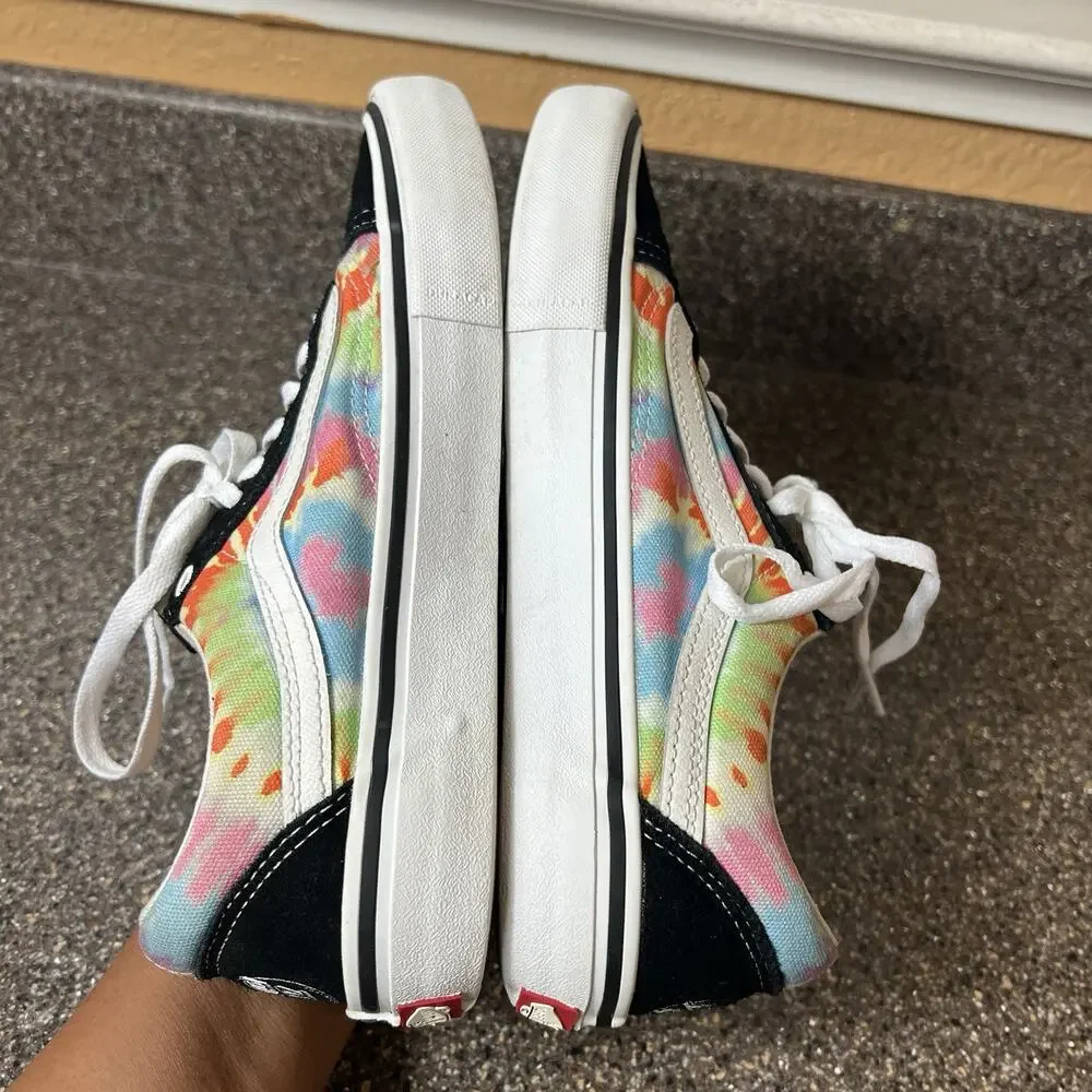 Vans PRO Santa Cruz Suede/Canvas Multicolor Mens Sz 7.5 Skater Shoes Lace Up Low